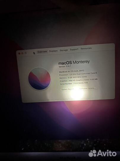 Apple MacBook Air 13 2017 256gb