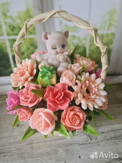 Мыло ручной работы букеты