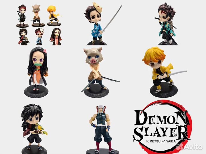 Аниме фигурки Наруто, бтс, Клинок, Геншин