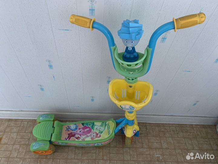 Самокат детский трехколесный бу