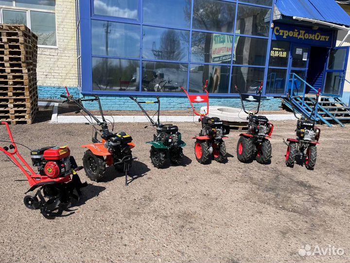 Наличие мотоблоков