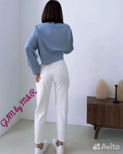 Джинсы белые