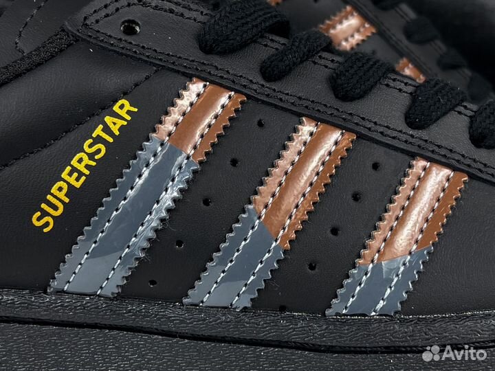 Adidas Superstar x Dime Adv Black Carbon Brown