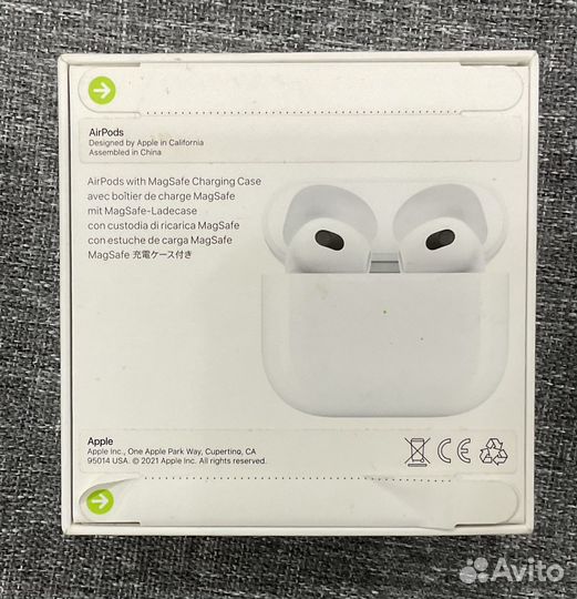 Apple Airpods 3 наушники Новые