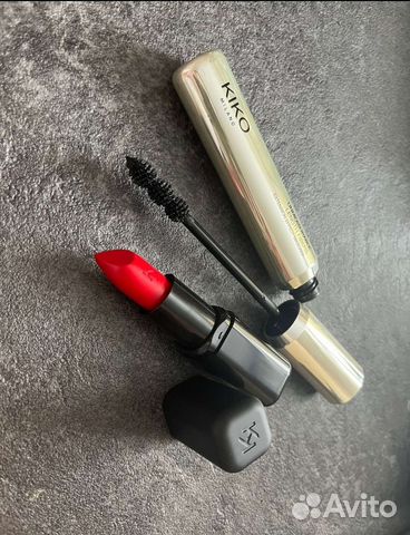 Набор косметики(помада и тушь)оригинал kiko milano