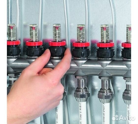 Oventrop коллектор multidis SF 4к. с расх. 1404354