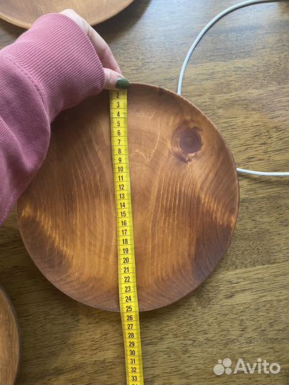 Набор тарелок деревянные, бронь до 29.10 вкл