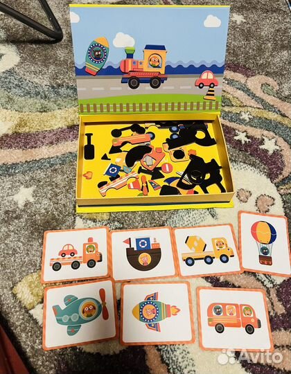 Детские развивающие магнитные игры mieredu