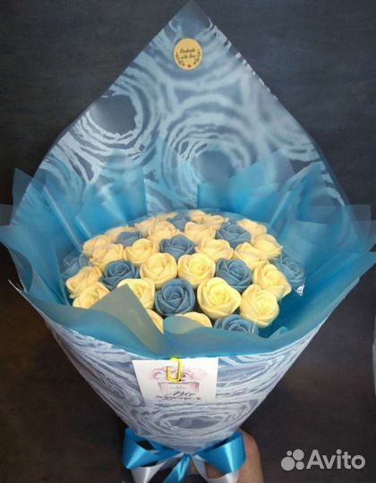 Букет из шоколадных цветов