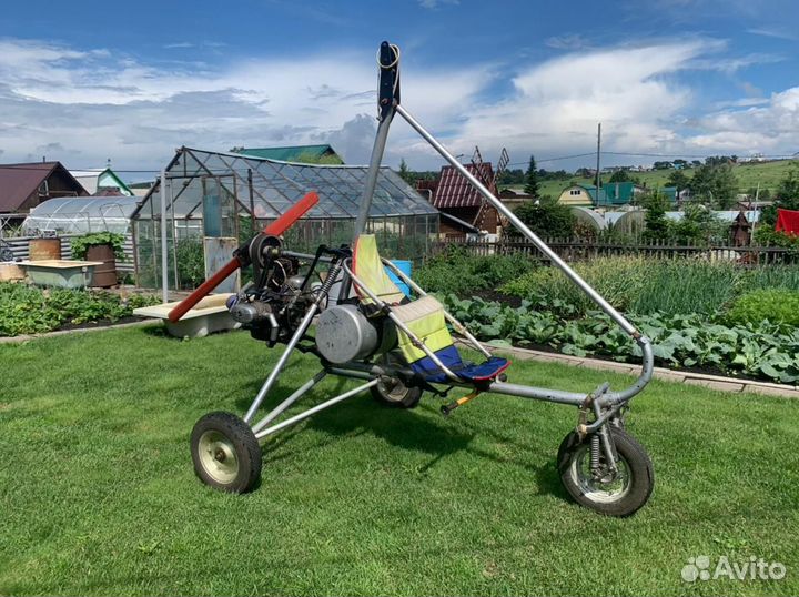 Двухместная мототележка дельтоплана