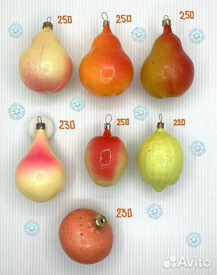 Елочные игрушки СССР