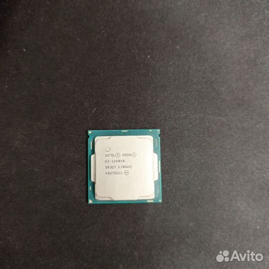 Intel Xeon e3 1240 v6 4/8