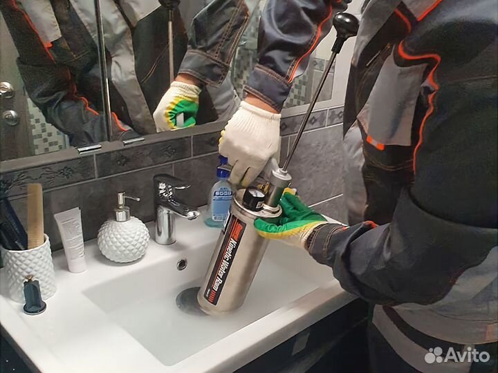 Прочистка канализации Устранение засоров в трубах