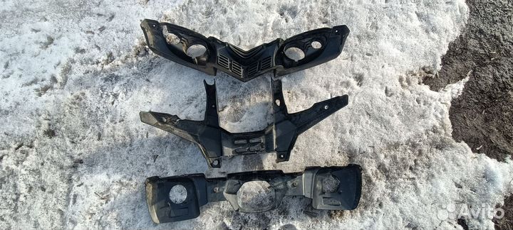 Бампер на квадроцикл с облицовкой