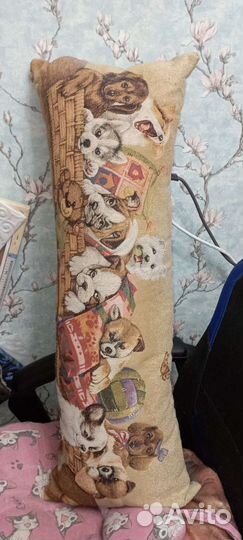 Подушка гобеленовая длинная 3 штуки