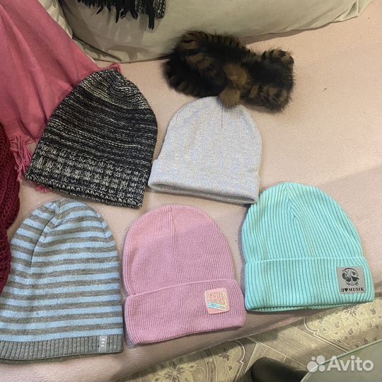 Шапки шарфы