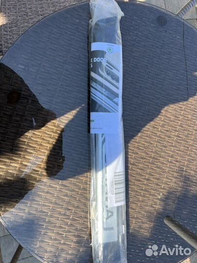 Накладки на пороги skoda octavia a7