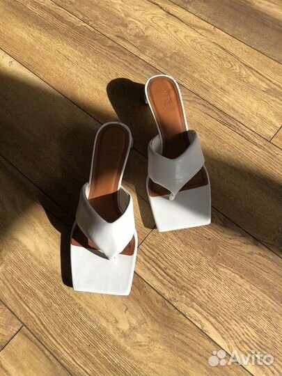 Босоножки мюли ASOS 40-41 натуральная кожа