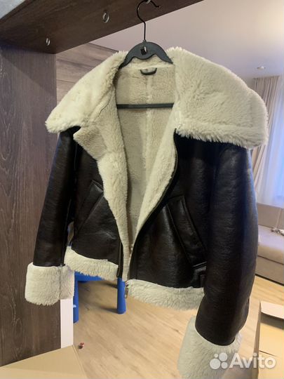 Новая дубленка авиатор