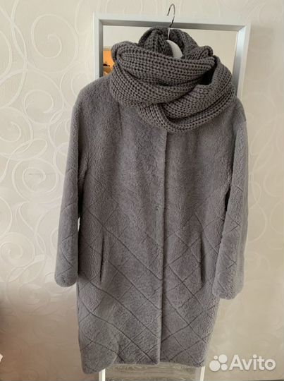 Шуба из натуральной овчины (снежная королева)