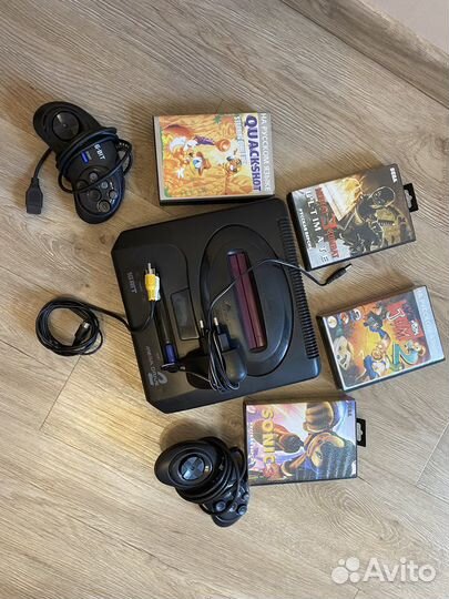 Sega mega drive 2 с играми
