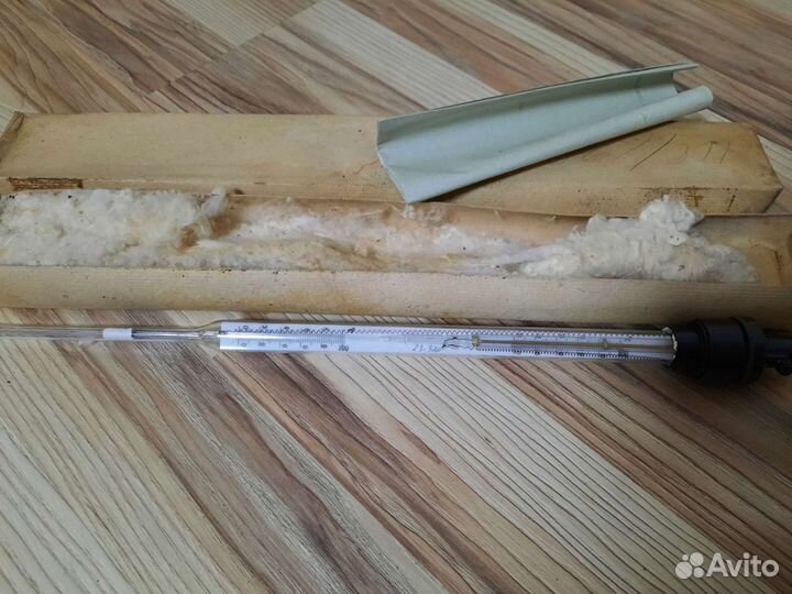 Термометр СССР стеклянный ртутный эл. контактный