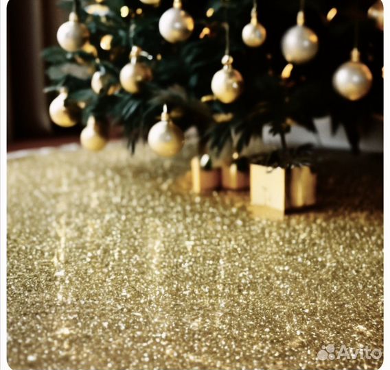 Коврик под елку новогодний подарок