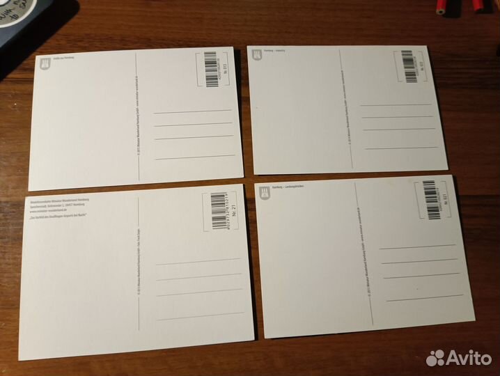 Почтовые открытки из Турции, Германии