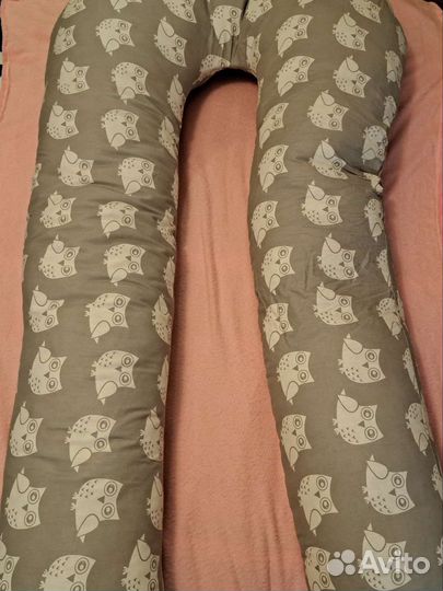 Подушка для беременных и кормящих почти новая