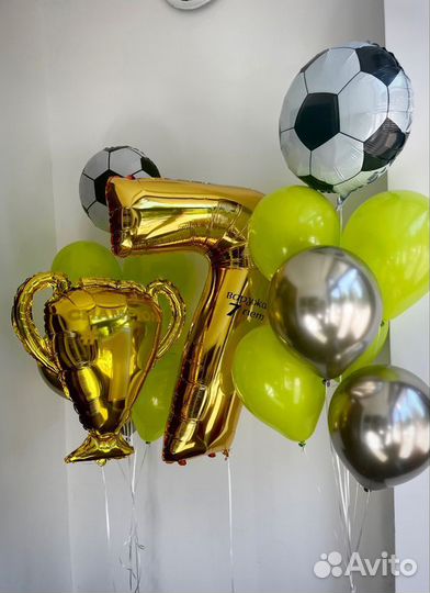 Гелиевые шары для футболиста
