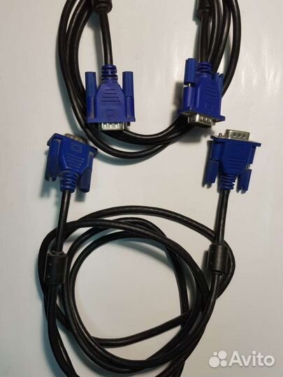 Кабель VGA VGA и переходники DVI VGA