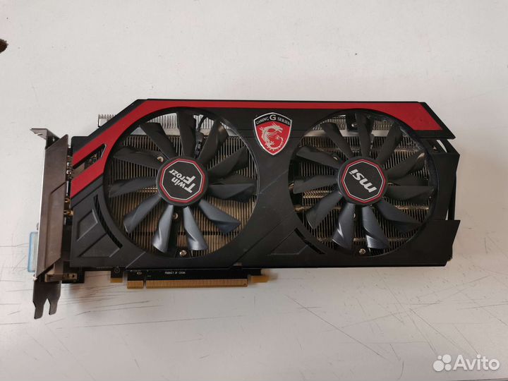 Видеокарта msi r9 290 на запчасти