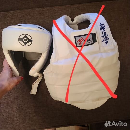 Шлем защитный для карате