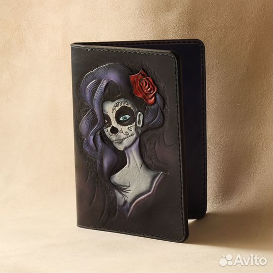 Обложка на паспорт из натуральной кожи