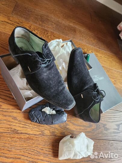 Туфли мужские Pakerson замшевые, винтаж, 42 размер