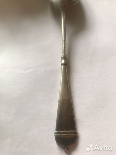 Серебряная чайная ложка 84 проба