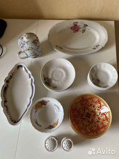 Декоративные тарелки. Сервиз. Посуда. Винтаж. СССР