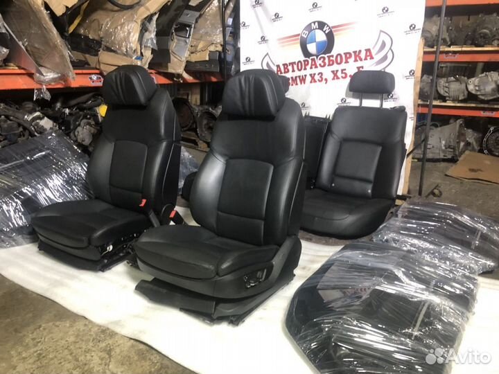 Сиденья бмв 7 Ф01 Ф02 Обивка dakota
