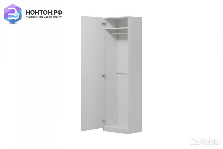 Шкаф одностворчатый Пегас белый