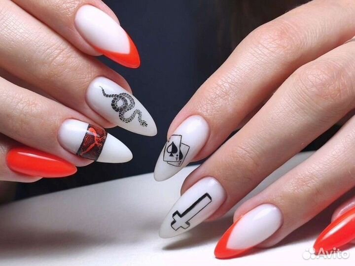 Маникюр/педикюр/брови