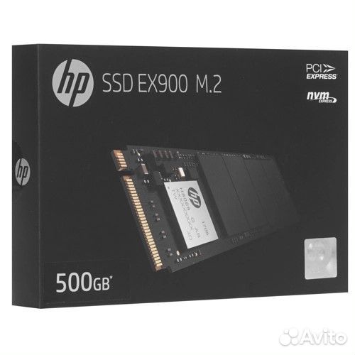 Новый 500GB M.2 SSD HP EX900 запечатанный