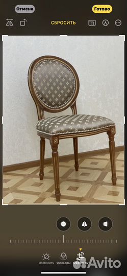 Стулья медальоны