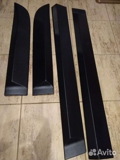 Накладки на двери (Молдинги) для Renault Duster