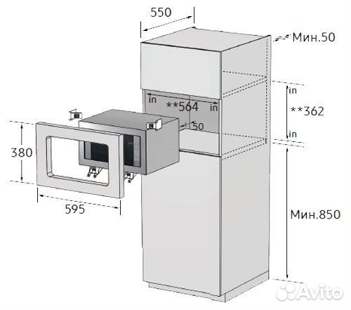 Встраиваемая микроволновая печь samsung FG87sbtr