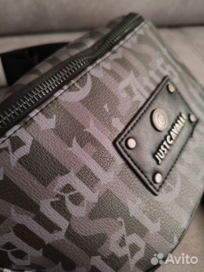 Сумка мужская на пояс just cavalli