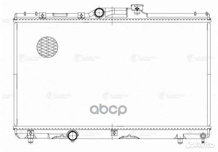 Радиатор охл. Toyota Corolla (91) MT LRc1914