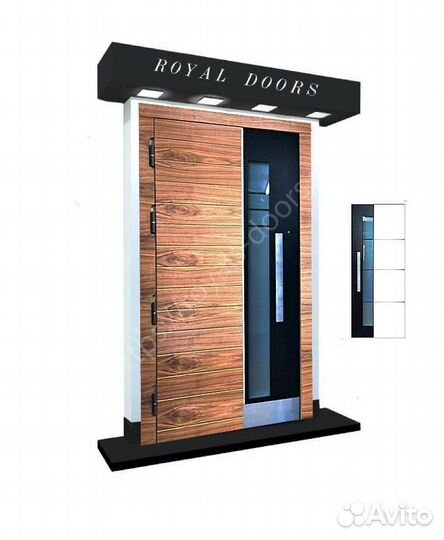 Дизайнерская входная железная дверь в дом