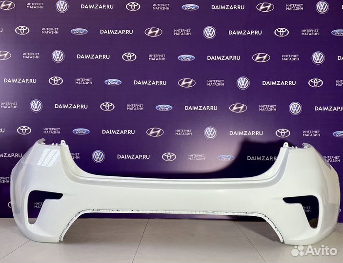 Бампер Задний Kia Rio 4 (17-20) Белый