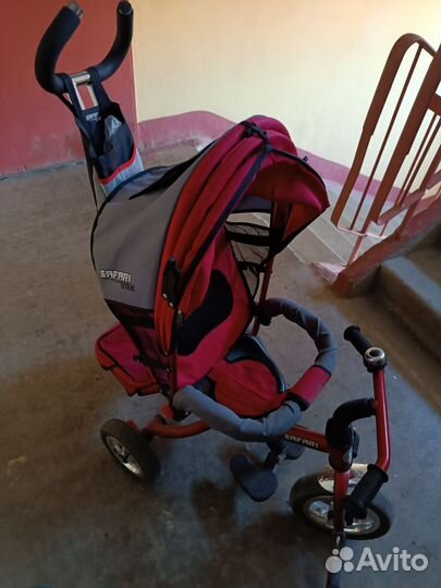 Детский велосипед с ручкой