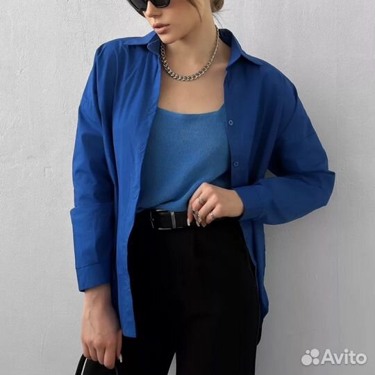 Рубашка женская оверсайз